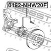 FEBEST 0182-NHW20F Wheel Hub